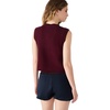 image:imageSteve Madden Womens Aliya Sweater VestWine