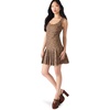 image:imageSteve Madden Womens Avie DressBrown Plaid Mix