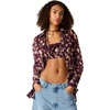 image:imageSteve Madden Womens Bennete Top in Printed VoilePort