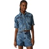 image:imageSteve Madden Womens Blu Jacket in Laser DenimMixed Indigo