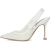 image:imageSteve Madden Womens Bri PumpWhite Lace Pearl