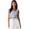 image:imageSteve Madden Womens Brooklyn TopPale Blu Check