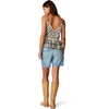 image:imageSteve Madden Womens Bryna Top in Embroidered PlaidBrown Plaid Mix