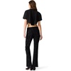 image:imageSteve Madden Womens Callum Knit Top with Floral EmBlack