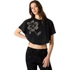 image:imageSteve Madden Womens Callum Knit Top with Floral EmBlack