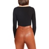 image:imageSteve Madden Womens Charlie Bodysuit TopBlack
