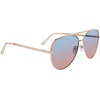 image:imageSteve Madden Womens Dante SunglassesShiny RosegoldBlue Gradient