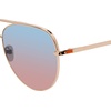 image:imageSteve Madden Womens Dante SunglassesShiny RosegoldBlue Gradient