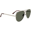 image:imageSteve Madden Womens Dante SunglassesShiny SilverSolid Green