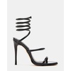 image:imageSteve Madden Womens Exotica Ankle Wrap Stiletto Dress SandalBlack Leather