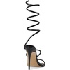 image:imageSteve Madden Womens Exotica Ankle Wrap Stiletto Dress SandalBlack Snake