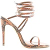 image:imageSteve Madden Womens Exotica Ankle Wrap Stiletto Dress SandalOrange Snake