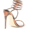 image:imageSteve Madden Womens Exotica Ankle Wrap Stiletto Dress SandalOrange Snake