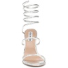image:imageSteve Madden Womens Exotica Ankle Wrap Stiletto Dress SandalSilver Snake