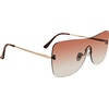 image:imageSteve Madden Womens Female Sunglasses Style Bentley ShieldSatin GoldBrownBrown Gradient