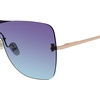 image:imageSteve Madden Womens Female Sunglasses Style Bentley ShieldShiny GoldCrystal BlueBlue Gradient
