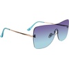 image:imageSteve Madden Womens Female Sunglasses Style Bentley ShieldShiny GoldCrystal BlueBlue Gradient