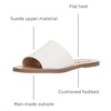 image:imageSteve Madden Womens Grace Slide SandalWhite Leather