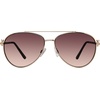 image:imageSteve Madden Womens Harlee SunglassesShiny GoldBrownBrown Gradient