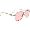 image:imageSteve Madden Womens Harlee SunglassesShiny GoldSolid Plum