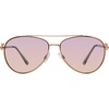 image:imageSteve Madden Womens Harlee SunglassesShiny RosegoldPurple Gradient