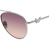 image:imageSteve Madden Womens Harlee SunglassesShiny SilverPink Gradient