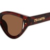 image:imageSteve Madden Womens Koko Cat Eye Sunglasses SunglassesBrownSolid Brown