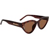 image:imageSteve Madden Womens Koko Cat Eye Sunglasses SunglassesBrownSolid Brown