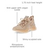 image:imageSteve Madden Womens Maxima SneakerBlush Multi Rhinestone
