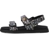 image:imageSteve Madden Womens Mona Black LeatherBlackWhite Multi