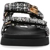 image:imageSteve Madden Womens Mona Black LeatherBlackWhite Multi