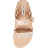 image:imageSteve Madden Womens Mona Black LeatherNatural Multi Rhinestone