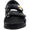 image:imageSteve Madden Womens Mona Black LeatherQuilted