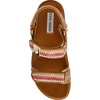 image:imageSteve Madden Womens Mona Black LeatherRaffia Multi