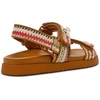 image:imageSteve Madden Womens Mona Black LeatherRaffia Multi