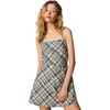 image:imageSteve Madden Womens Riyan Mini DressBrown Plaid Mix