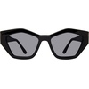 image:imageSteve Madden Womens Stacia SunglassesBlackSolid Smoke