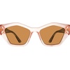 image:imageSteve Madden Womens Stacia SunglassesCrystal PinkSolid Light Brown