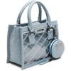 image:imageSteve Madden Womens Steve Madden Bcelene Clear Box Bag WPouchBlue