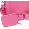 image:imageSteve Madden Womens Steve Madden Bevelyn Convertible Crossbody BagCrossbodyPink Flash