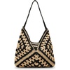 image:imageSteve Madden Womens Steve Madden Bora Straw Crochet HoboBlack