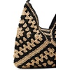 image:imageSteve Madden Womens Steve Madden Bora Straw Crochet HoboBlack