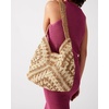 image:imageSteve Madden Womens Steve Madden Bora Straw Crochet HoboBone