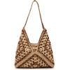 image:imageSteve Madden Womens Steve Madden Bora Straw Crochet HoboBone
