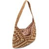 image:imageSteve Madden Womens Steve Madden Bora Straw Crochet HoboBone