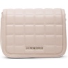 image:imageSteve Madden Womens Steve Madden Carla Mixed Quilt Flap CrossbodyLight Pink