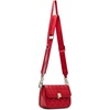 image:imageSteve Madden Womens Steve Madden Carla Mixed Quilt Flap CrossbodyRed