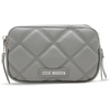 image:imageSteve Madden Womens Steve Madden Daisy Quilted Double Zip CrossbodyLight Grey