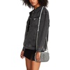 image:imageSteve Madden Womens Steve Madden Daisy Quilted Double Zip CrossbodyLight Grey
