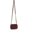 image:imageSteve Madden Womens Steve Madden Daisy Quilted Double Zip CrossbodyWine